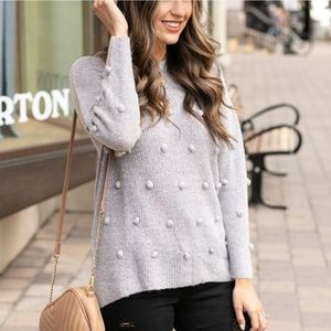 Grace & Lace Pom Sweater